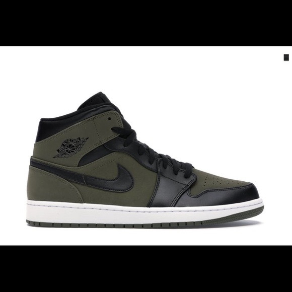 jordan 1 mid olive canvas